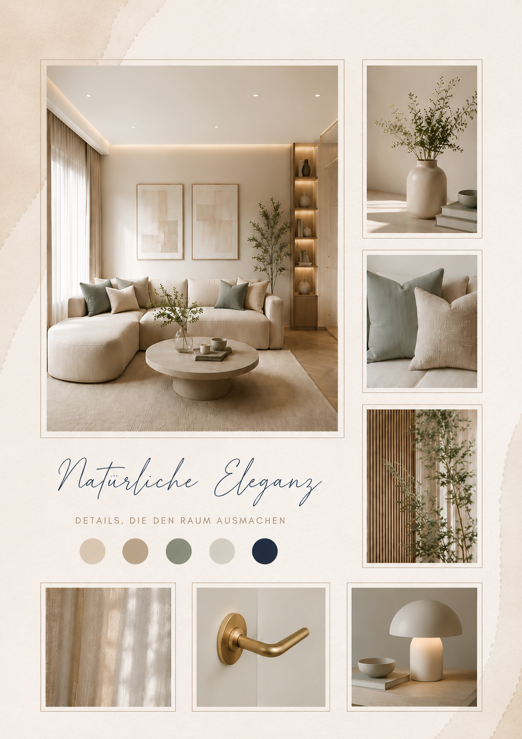 Moodboard: Natürliche Eleganz – Details, die den Raum ausmachen